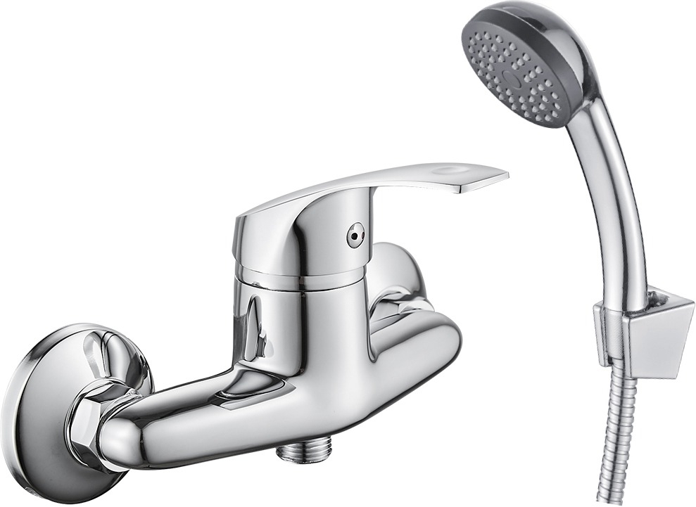 DecoRoom DR71055 Смеситель одноручный для душа, хром — купить в Алматы