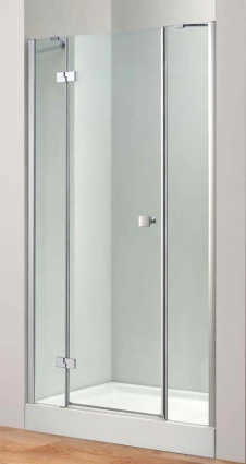 Душевая дверь в нишу Cezares Crystal B13 80/60/60 C Cr L