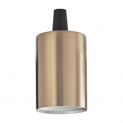 Патрон Ideal Lux Portalampada E27 Liscio Ottone Brunito