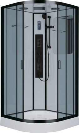 Душевая кабина Niagara Premium NG-6901-01G BLACK 90х90х210 черная