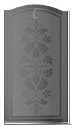 Шторка на ванну Sturm Juwel 90 см decor chrome(R)