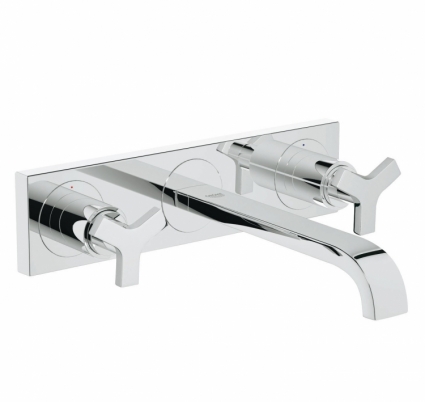 Смеситель для раковины GROHE Allure (верхняя монтажная часть, 3 отверстия) вынос 220 мм