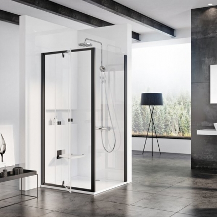 Душевой уголок Ravak PDOP2 110х90, Transparent, профиль черный