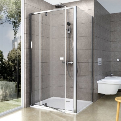 Душевой уголок Ravak PDOP2 120х80, Transparent, профиль хром