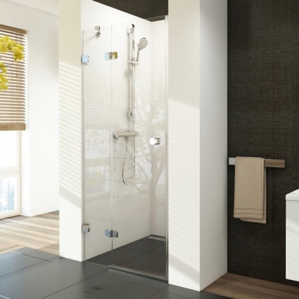 Душевая дверь в нишу Ravak BSD2-80 L Transparent, профиль хром