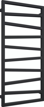 Полотенцесушитель электрический Terma Zigzag 50x107, черный матовый