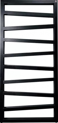 Полотенцесушитель электрический Terma Zigzag 50x107, черный металлик