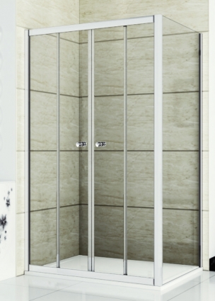 Душевой уголок RGW Classic CL-43 (1660-1710)x1000 чистое стекло
