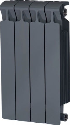 Радиатор биметаллический Rifar Monolit 500 4 секции, титан