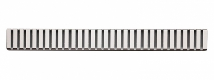 Решетка AlcaPlast Line 650L глянцевая