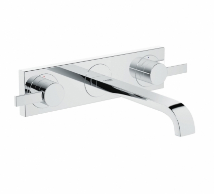 Смеситель для раковины GROHE Allure (верхняя монтажная часть, 3 отверстия) вынос 220 мм