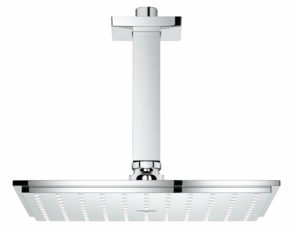 Верхний душ с кронштейном GROHE Rainshower Allure, диаметр 210 мм, потолочный кронштейн