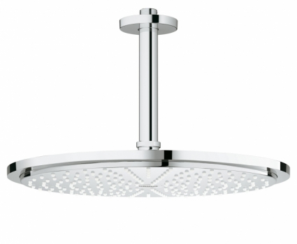 Верхний душ с кронштейном GROHE Rainshower Cosmopolitan Metal, диаметр 310 мм, потолочный кронштейн