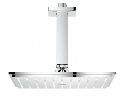 Верхний душ с кронштейном GROHE Rainshower Allure, диаметр 210 мм, потолочный кронштейн