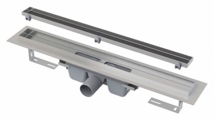 Душевой лоток AlcaPlast APZ107-Floor Low с решеткой и опорами