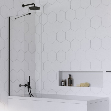 Шторка на ванну Radaway Idea Black PNJ II 70