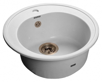 Мойка кухонная GranFest Rondo GF-R510 белый