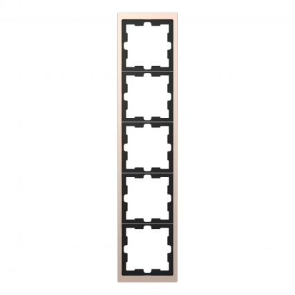 Рамка 5-постовая Schneider Electric Merten D-Life MTN4050-6551