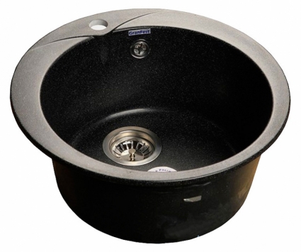 Мойка кухонная GranFest Rondo GF-R480 черный