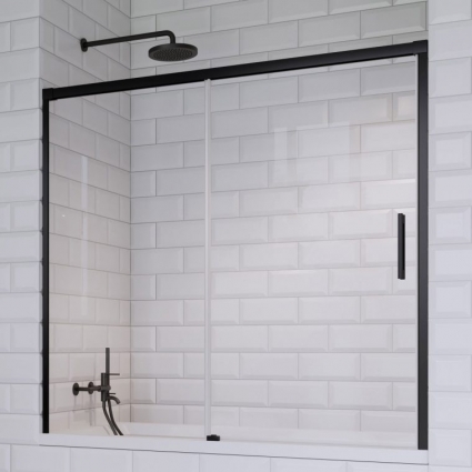 Шторка на ванну Radaway Idea Black PN DWJ 150 L