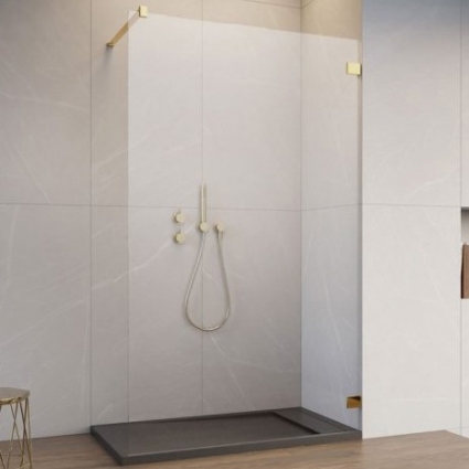 Душевая перегородка Radaway Essenza Pro 8 Gold Walk-in 120x200