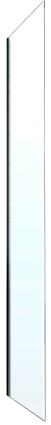 Боковая стенка Radaway Idea Black S1 KDJ 120 L