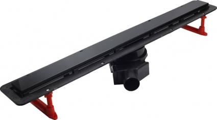 Душевой лоток Pestan Confluo Frameless Line 550 черный матовый