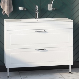 Тумба для комплекта IDDIS Oxford 100, белая