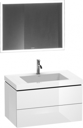 Мебель для ванной Duravit L-Cube 80, подвесная, белая глянцевая
