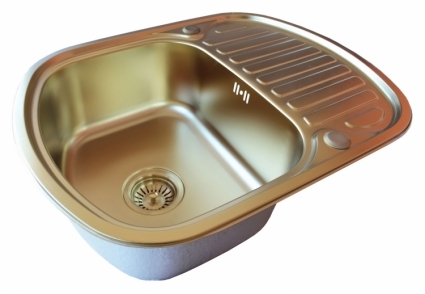 Мойка кухонная Zorg Inox Pvd SZR-630-490 BRONZE