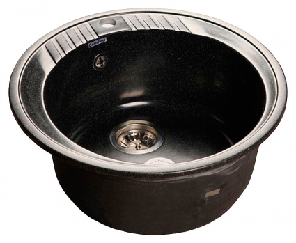 Мойка кухонная GranFest Rondo GF-R520 черный