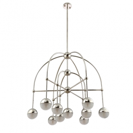 Подвесная люстра Crystal Lux Truena SP-PL6+3+1 Nickel