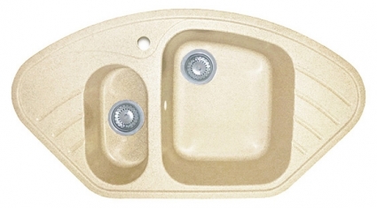 Мойка кухонная GranFest Corner GF-C960E бежевый