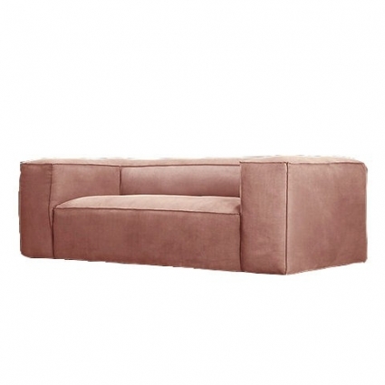 Диван RESTORATION HARDWARE Салмон розового цвета