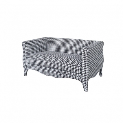 Диван ROOMERS FURNITURE с черно-белым принтом