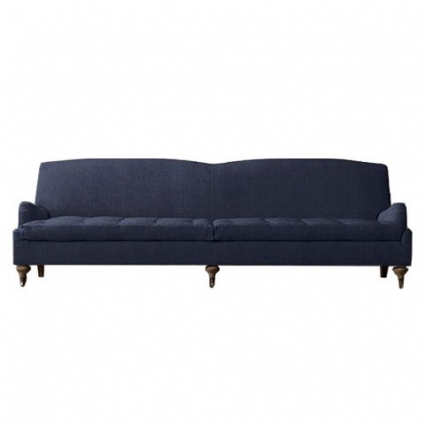 Диван RESTORATION HARDWARE Ролан синего цвета