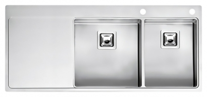 Мойка кухонная Reginox Nevada 40x30 LUX OKG right L сталь