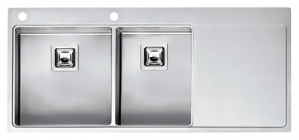 Мойка кухонная Reginox Nevada 40x30 LUX OKG left L сталь
