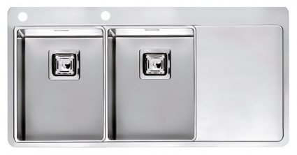 Мойка кухонная Reginox Nevada 30x30 LUX OKG left L сталь