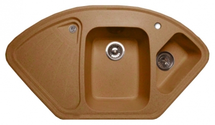 Мойка кухонная GranFest Corner GF-C1040E терракот