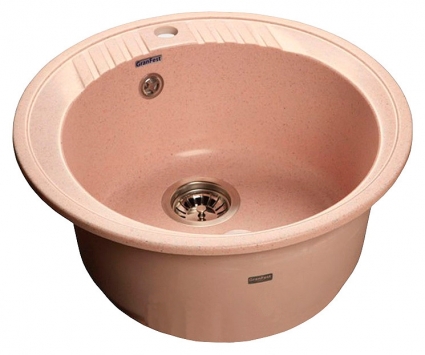 Мойка кухонная GranFest Rondo GF-R520 светло-розовый