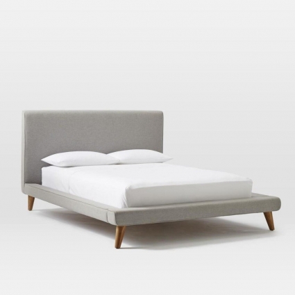 Кровать IdealBeds Mod Collection 180х200 светло-серого цвета