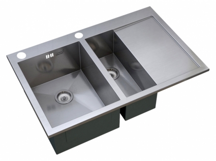 Мойка кухонная Zorg Inox X X-5178-2-L