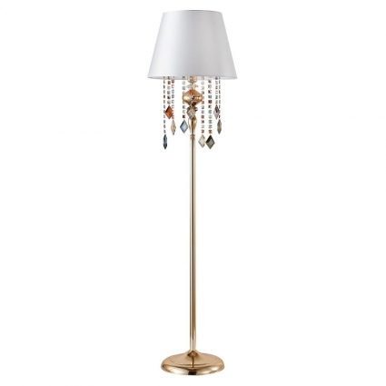 Торшер Crystal Lux Mercedes PT1 Gold/Color