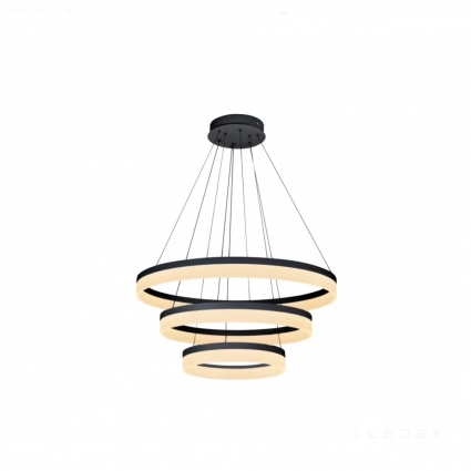 Подвесной светодиодный светильник iLedex Around D0301-3 (200x400x600) BK
