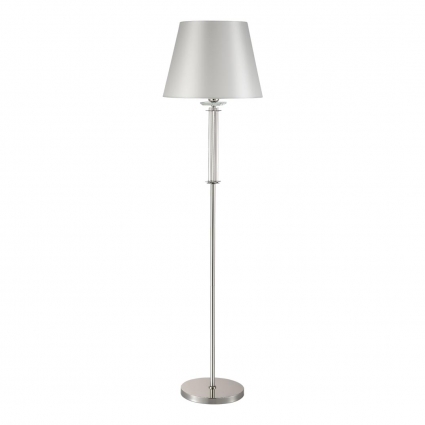 Торшер Crystal Lux Nicolas PT1 Nickel/White