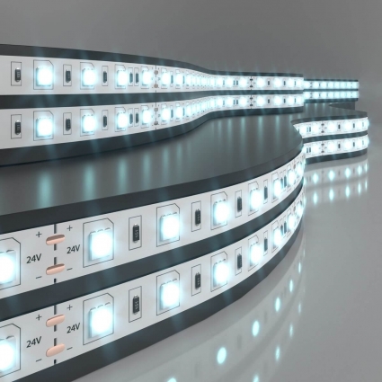 Светодиодная лента Elektrostandard 14,4W/m 60LED/m 5050SMD холодный белый 5M 4690389167676