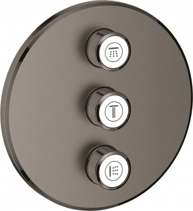 Переключатель потоков Grohe Grohtherm SmartControl 29122AL0 на три потребителя, темный графит