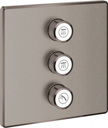 Переключатель потоков Grohe Grohtherm SmartControl 29127AL0 на три потребителя, темный графит