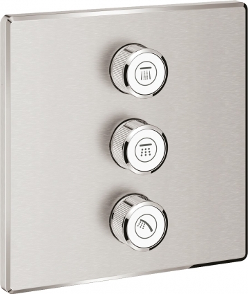 Переключатель потоков Grohe Grohtherm SmartControl 29127DC0 на три потребителя, суперсталь